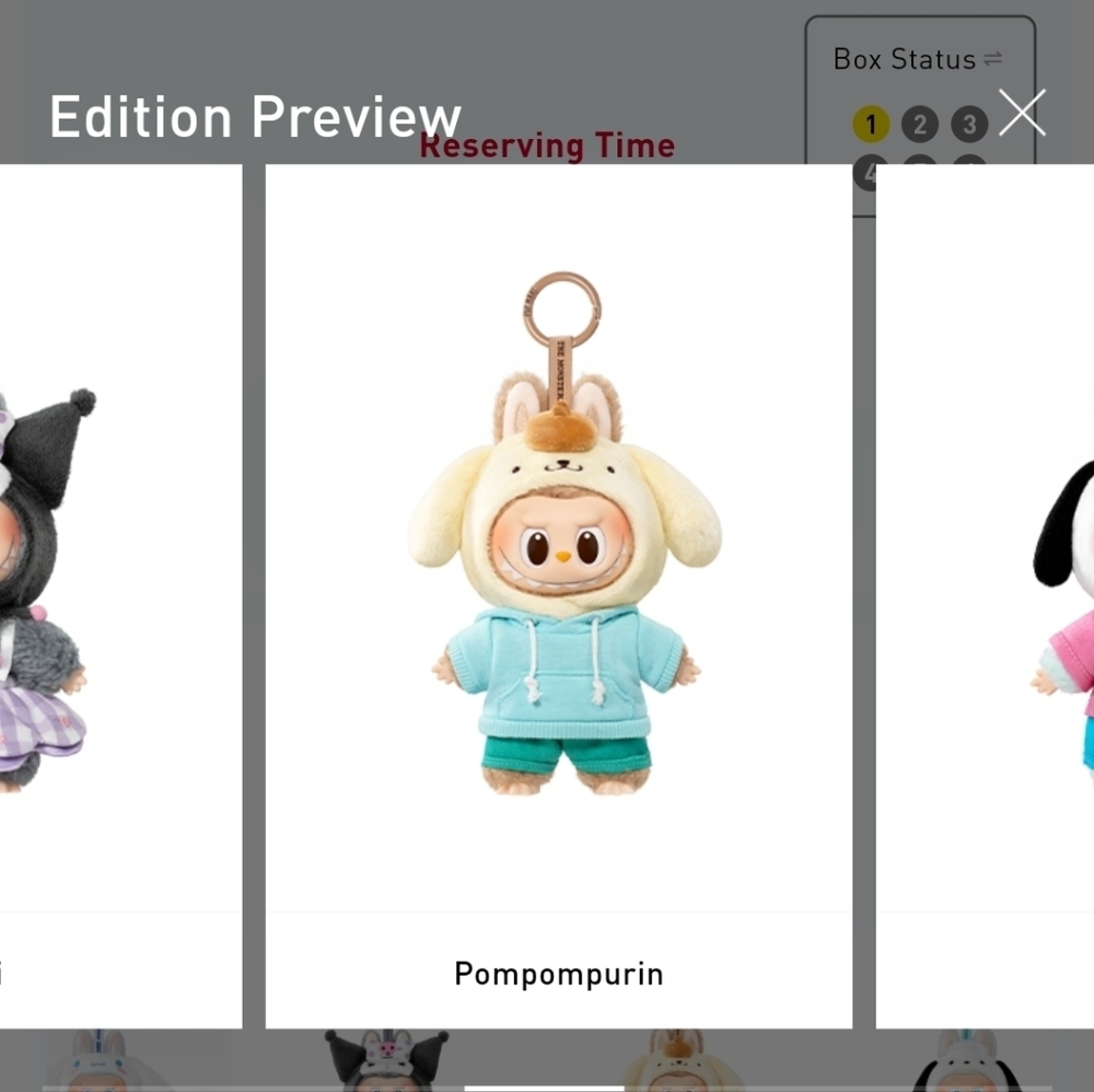 Popmart Labubu Pompompurin